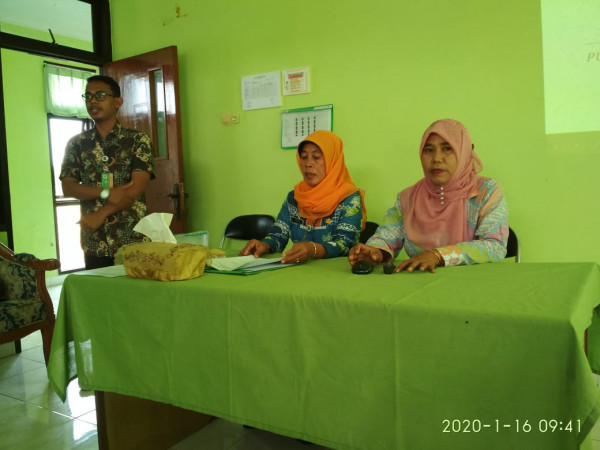 pihak puskesmas dan kelurahan pulau panggang